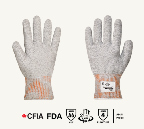 Superior Glove® Sure Knit™ S13SXBHZ A6 Cut Food Glove